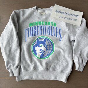 Vintage Minnesota Timberwolves Logo Basketball Sweatshirt, Retro NBA Shirt Tee